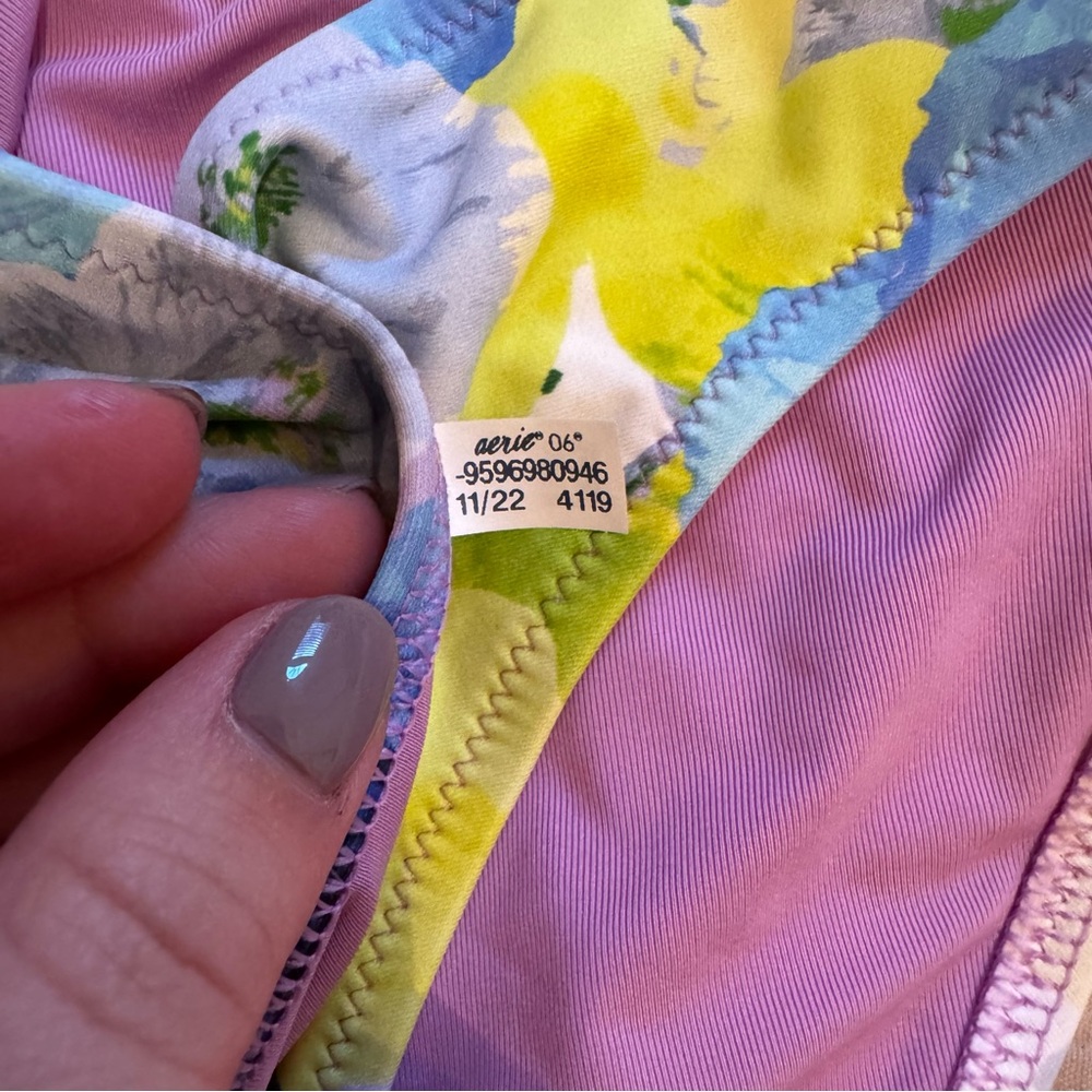 Aerie Floral Swimsuit | See Details for Sizing - Picture 7 of 10